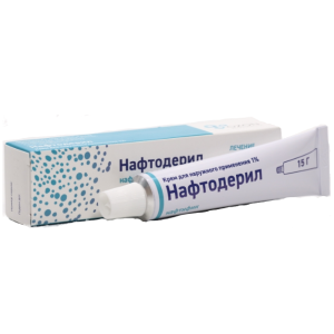 Нафтодерил крем для наружного применения 1% туба 15г