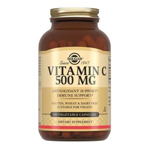 Солгар Витамин С 500мг капсулы массой 741мг №100