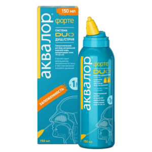 Аквалор форте DUO душ/струя 150мл