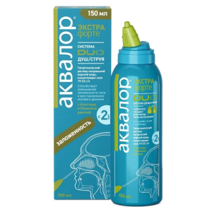 Аквалор экстра форте DUO душ/струя 150мл 