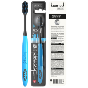 Biomed Black medium комплексная зубная щетка №1