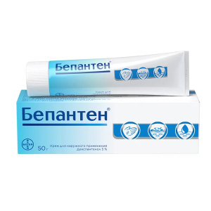 Бепантен крем для наружного применения 5% туба 50г 