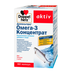 Доппельгерц актив Омега-3 концентрат капсулы массой 1320мг №60