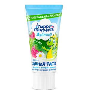 Дракоша детская гелевая зубная паста Малина туба 60мл 