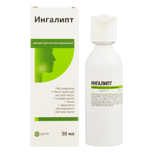 Ингалипт аэрозоль для местного применения баллон 30мл