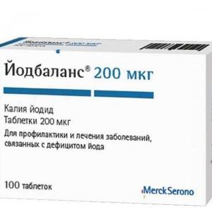 Йодбаланс таблетки 200мкг №100