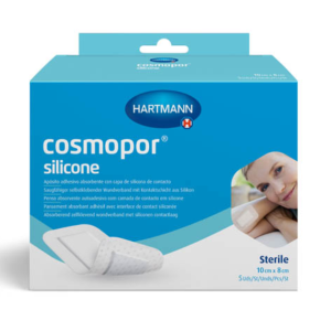 Космопор силикон повязка самоклеящаяся с впитывающей подушечкой и контактным слоем из силикона 10х8см №5