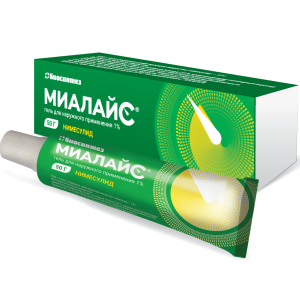 Миалайс гель для наружного применения 1% туба 50г