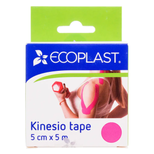 Ecoplast Кинезио тейп розовый 5смх5м