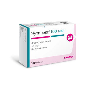 Эутирокс таблетки 100мкг №100
