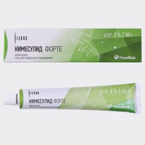 Нимесулид форте гель для наружного применения 2% туба 50г