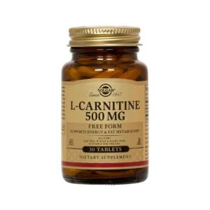 Солгар L-карнитин 500мг таблетки массой 1338мг №30