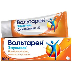 Вольтарен Эмульгель гель для наружного применения 1% 100г 