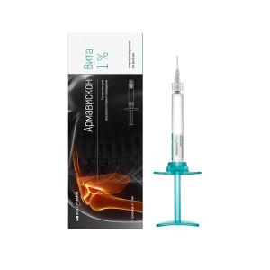 Армавискон Вита средство для внутрисуставного введения 1% шприц 2мл №2 + 4иглы