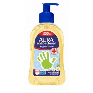 Aura Antibacterial жидкое мыло для всей семьи с антибактериальным эффектом с ромашкой 300мл