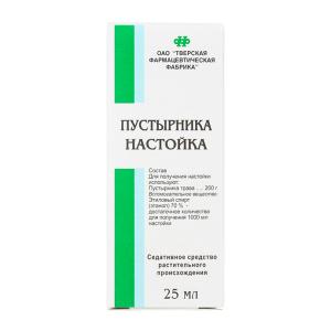 Пустырника настойка флакон 25мл