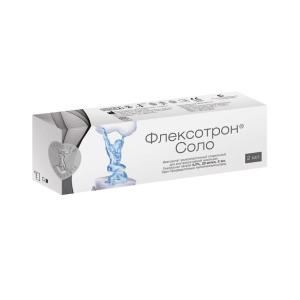 Флексотрон Соло имплантат вязкоэластичный стерильный для внутрисуставной инъекции гиалуронат натрия 2,2% 22 мг/мл шприц 2мл №1