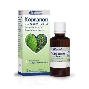 Корвалол плюсФорте капли для приема внутрь флакон 25мл