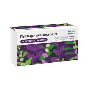 Пустырника экстракт Реневал таблетки 14мг №56