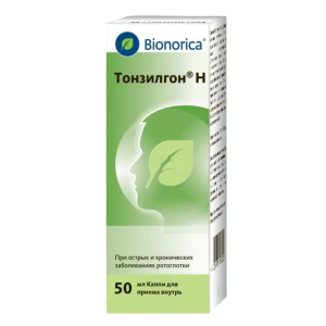 Тонзилгон Н капли для приёма внутрь флакон-капельница 50мл 