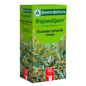 Полыни горькой трава измельченная пачка 50г 