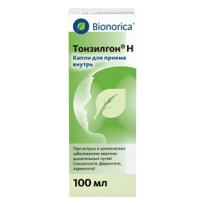 Тонзилгон Н капли для приёма внутрь флакон-капельница 100мл 