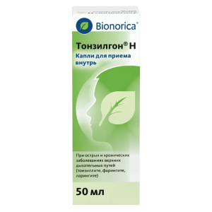 Тонзилгон Н капли для приёма внутрь флакон-капельница 50мл 