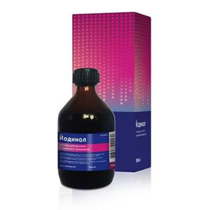 Йодинол раствор для местного и наружного применения флакон 100мл