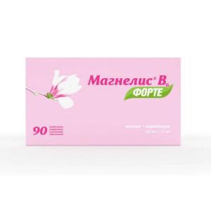 Магнелис В6 форте таблетки покрытые плёночной оболочкой №90