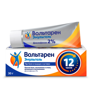 Вольтарен Эмульгель гель для наружного применения 2% туба 30г 