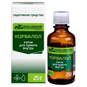 Корвалол капли для приёма внутрь флакон-капельница 25мл