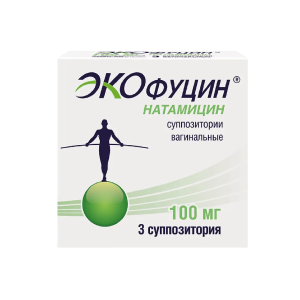 Экофуцин суппозитории вагинальные 100мг №3