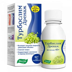 Турбослим дренаж для женщин 45+ напиток флакон 100мл