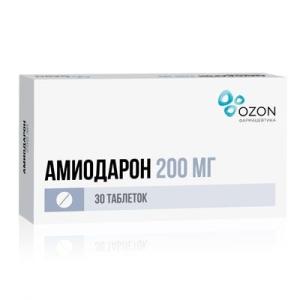 Амиодарон таблетки 200мг №30