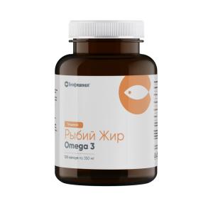Биафишенол рыбий жир пищевой капсулы массой 0,35г №120