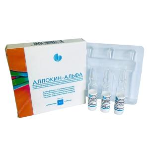 Аллокин-Альфа лиофилизат для приготовления раствора для подкожного введения 1мг ампулы №3
