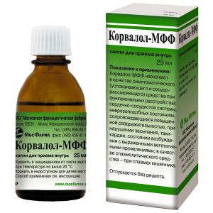 Корвалол-МФФ капли для приёма внутрь 25мл 