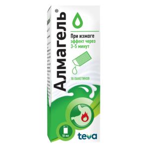 Алмагель суспензия для приема внутрь пакетики 10мл №10