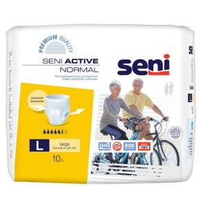 Сени active normal large впитывающие трусы для взрослых объем в поясе 100-135см №10
