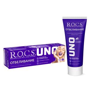 Рокс Uno Whitening зубная паста туба 60мл/74г