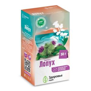 Фиточай Здоровье+ Лопух пачка 50г 