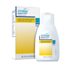 Этривекс шампунь 0,05% флакон 60мл 
