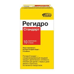 РегидроСтандарт специализированный пищевой продукт диетического лечебного питания для детей с первых дней жизни и взрослых пакетики-стики 4,36г №10