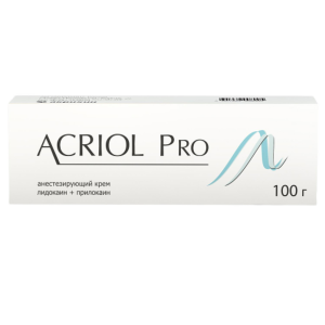 Акриол Про крем для местного и наружного применения 2,5%+2,5% туба 100г 