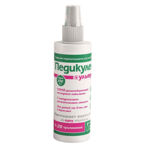 Педикулен ультра спрей от вшей и гнид флакон 150мл