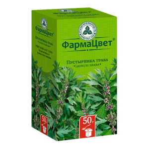 Пустырника трава измельчённая пачка 50г 