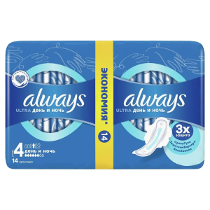 Олвейз ultra night duo прокладки ароматизированные №14