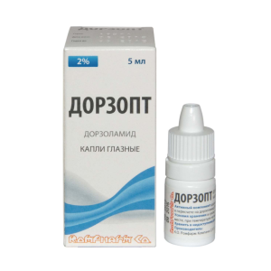 Дорзопт капли глазные 2% флакон-капельница 5мл