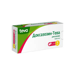 Доксазозин-Тева таблетки 4мг №30