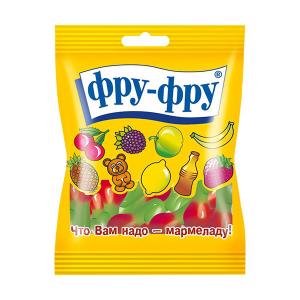 Фру-фру мармелад жевательный тропические фрукты фруктики 30г 